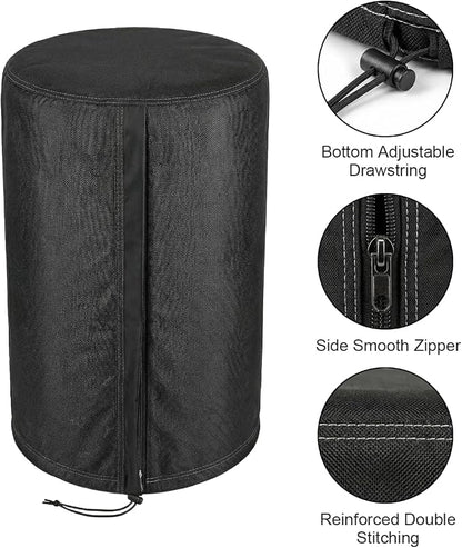 Deosk 18.5"X33" Cover For Water Softener Salt Brine Tank, Outdoor Waterproof - Image 2