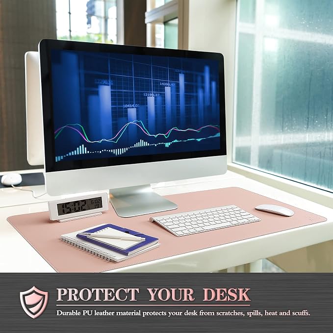 K KNODEL Desk Mat, Dual-Sided Office Desk Pad, Waterproof Desk Mat - Image 6
