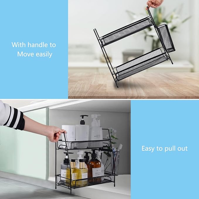 LEMIKKLE Countertop Organizer for Bathroom, Bedroom & Kitchen Counter Shelf - Image 8