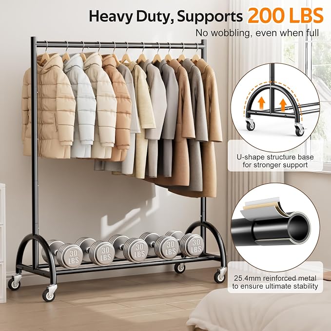MISSLO Heavy Duty Clothing Rack - Image 2