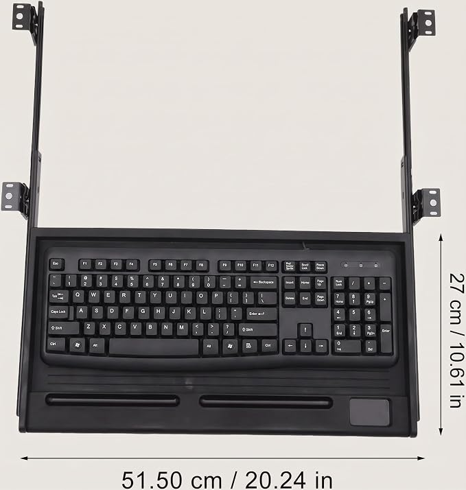 jojofuny Under Desk Keyboard Tray - Image 6