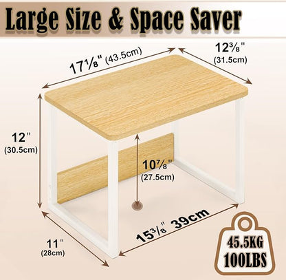 MARTY Countertop Organizer, 17.1"x12.4", Cabinet Organizer Microwave Stand | - Image 5