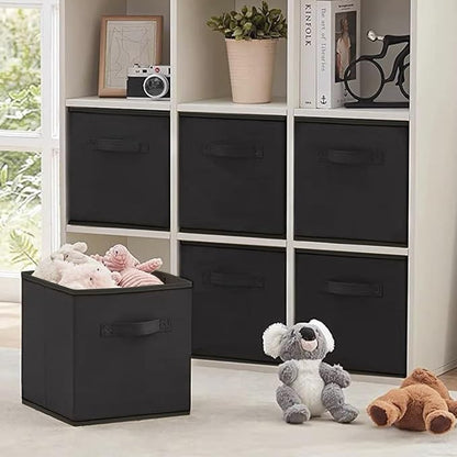 EBIGIC Small Storage Bins 9.0"x7.5"x7.5" Small Size Fabirc Foldable Closet Toy - Image 6