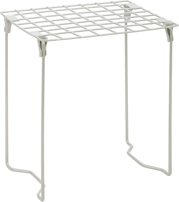 Honey-Can-Do Stackable Steel Wire Locker Shelf, Heavy Duty Height Adjustable by Honey-Can-Do