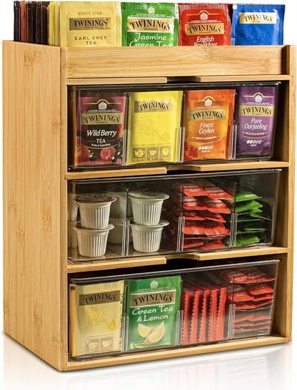 TIMIEEYA Tea Bag Organizer by TIMIEEYA