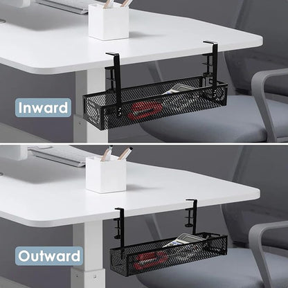 Under Desk Cable Management Tray, Cable Management Under Desk No Drill - Image 7