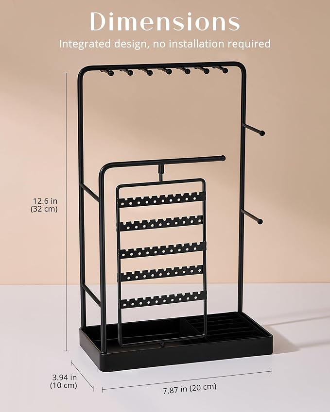 ProCase Jewelry Stand Holder Organizer and Storage, Hanging Jewelry Display - Image 7