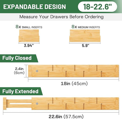 kiplant Kitchen Drawer Dividers - Image 2