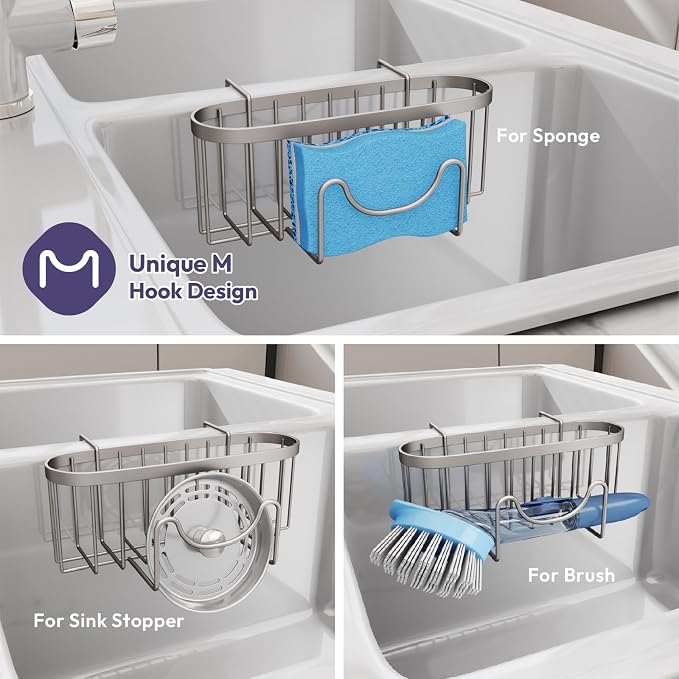SWTYMIKI Sponge Holder for Kitchen Sink - Image 3