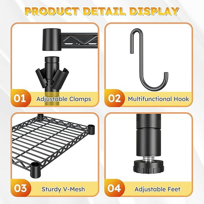 REIBII 3-Tier Mini Fridge Shelf - Image 6