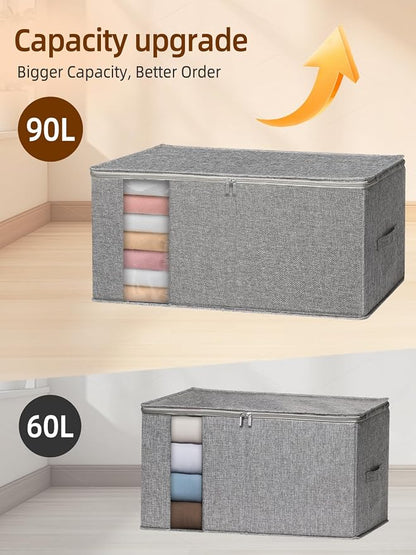 90L King Size Comforter Storage Bags - Image 3