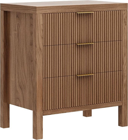 3 Drawer Dresser for Bedroom, Modern Wooden Chest - Image 7
