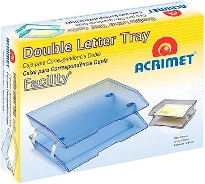 Acrimet Facility 2 Tier Letter Tray, Side Load, Letter Size/A4, Desktop File - Image 8
