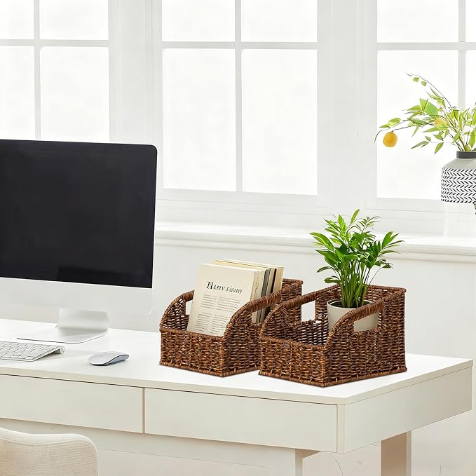 Wicker Baskets for Organizing, Kitchen Counter - Image 6