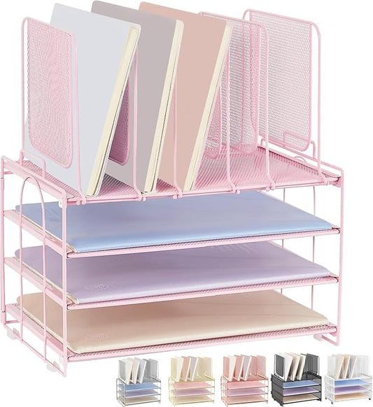 Desk Organizers and Accessories, 3-Tier Paper Organizer by RefinedOfficeEasyManagemen