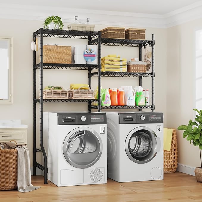 U15 Over Washer and Dryer Storage Shelves, Laundry Above Washer Dryer Storage - Image 2