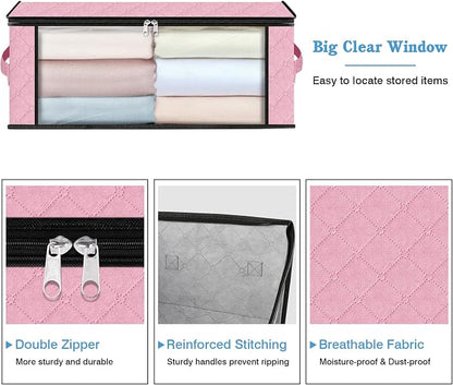 HomeHacks Storage 6-Pack Clothes Organizer Storage Bags Foldable Storage Box - Image 4