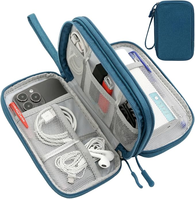 CAAORDKSO Electronics Organizer Travel Case, Water Resistant Cable Organizer by Unknown