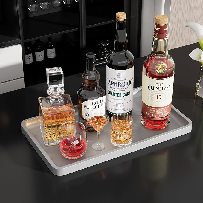 Weenson Bathroom Vanity Tray for Countertop Decor Perfume Makeup Toiletries - Image 7