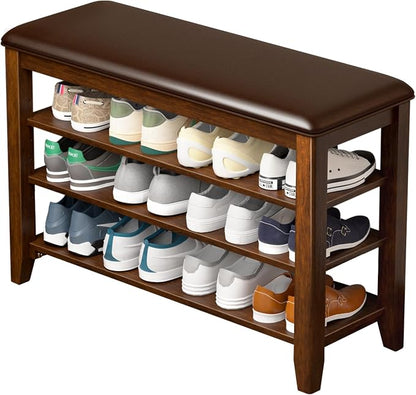 Taitiy Entryway Shoe Storage Bench, Shoe Organizer Bench by Taitiy