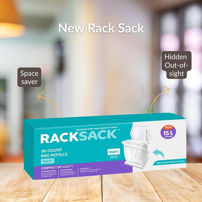 Rack Sack Rolled Bag Refills White 96's - Image 4