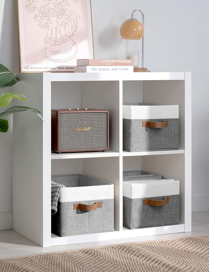 StorageWorks Storage Baskets for Shelves, Foldable Fabric Closet Storage Bins - Image 7