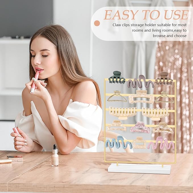 SNOWSTAR Hair Claw Clip Holder Organizer - Image 5