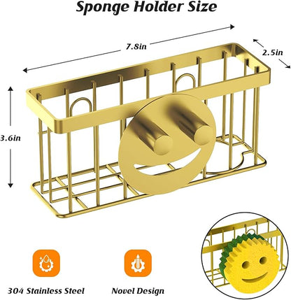 Sponge Holder Smiley Face, Sink Caddy - Image 2