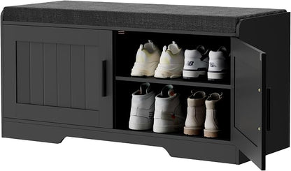 Homleke 2-Tier Storage Bench, Shoe Bench - Image 9