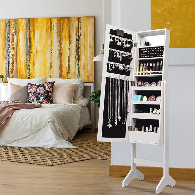 Giantex Standing Jewelry Armoire - Image 3