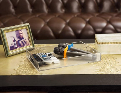 Clear Sturdy Acrylic Serving Tray - Image 3