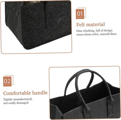 Felt Storage Bins 2Pcs 20x10x10 Inch Large Capacity Felt Basket - Image 4