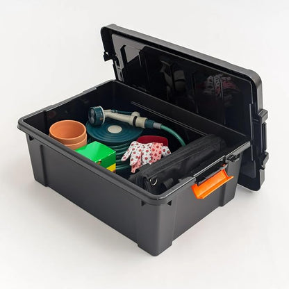 48Qt/12 Gal. Heavy Duty Plastic Storage Bin - Image 5