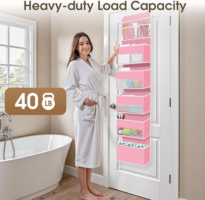 6-Tier Over The Door Organizer Hanging Storage Organizers - Image 5