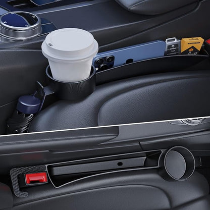 Car Seat Gap Plug with Storage Slot, Auto Gap Filler Organizer with Cup Holder by Unknown