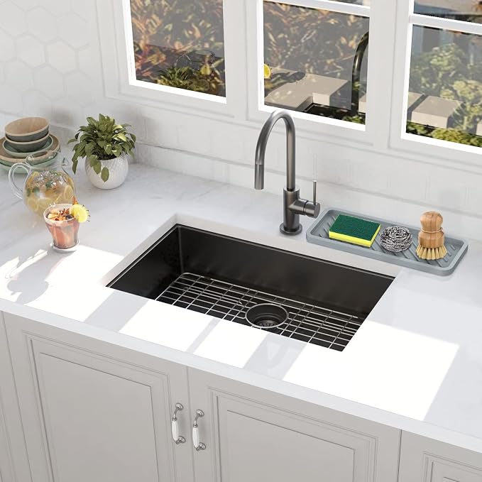 EG-SIPRO Kitchen Sink Organizer Tray, Sponge Holder - Image 6