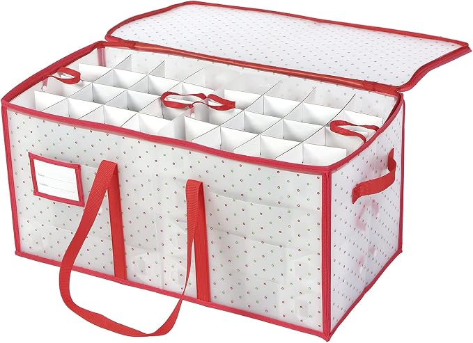 Sattiyrch Plastic Christmas Ornament Storage Box - Image 5