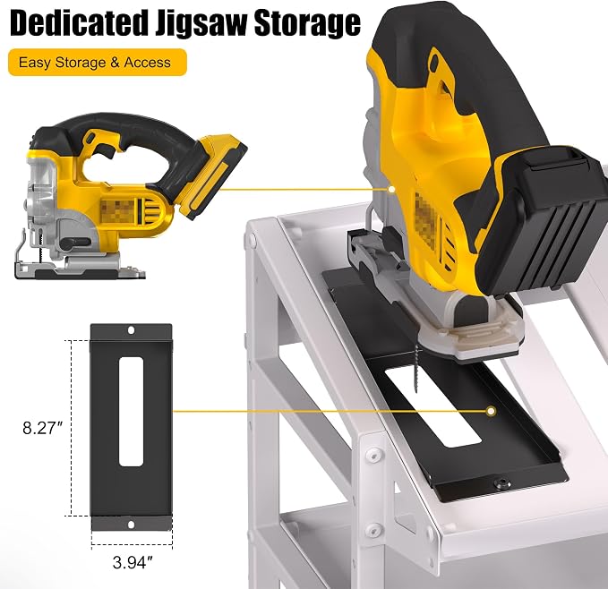 Heavy Duty Metal Circular Saw Holder Wall Mount - Image 6