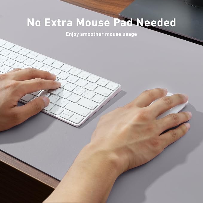 Aothia Large PU Leather Desk Pad Protector – Non-Slip Mouse Pad & Writing Mat - Image 3