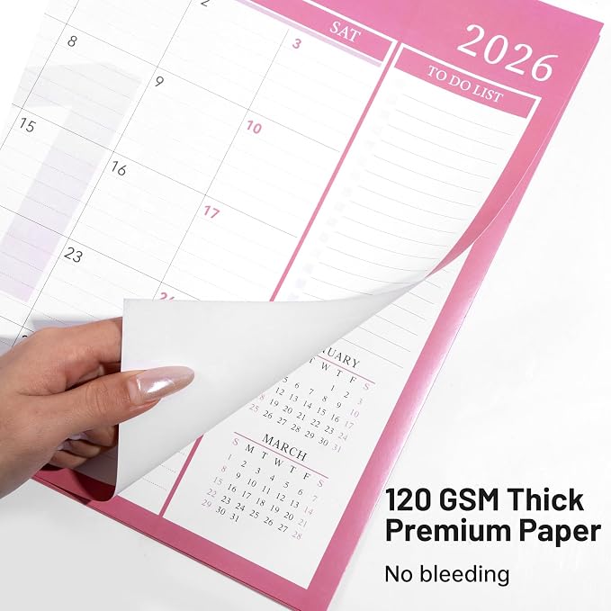 Yoment Desk Calendar Refill 2026-2027, Jan 2026-Dec 2027, Large 10"x16" Monthly - Image 5