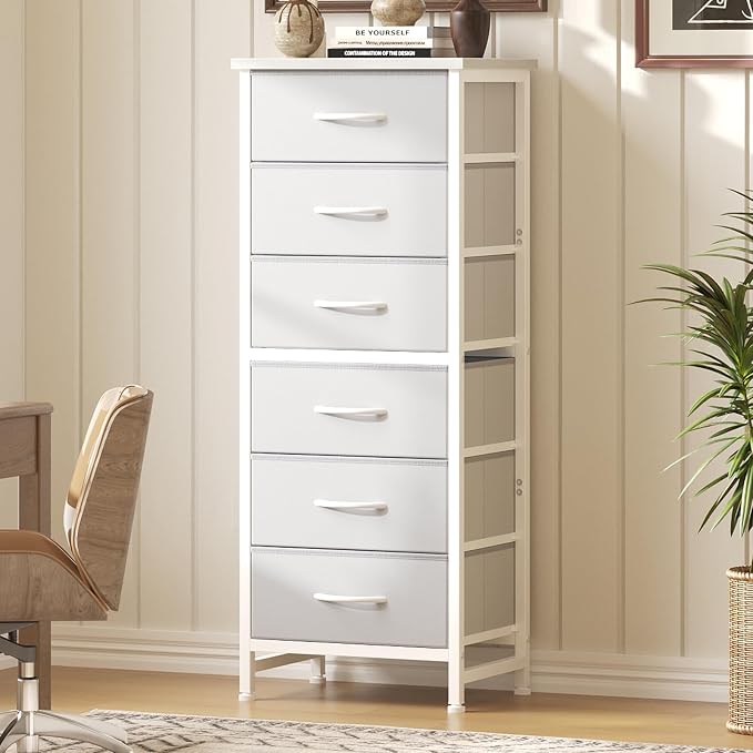 OLIXIS 6 Drawer Dresser, Fabric Storage Organizer - Image 2