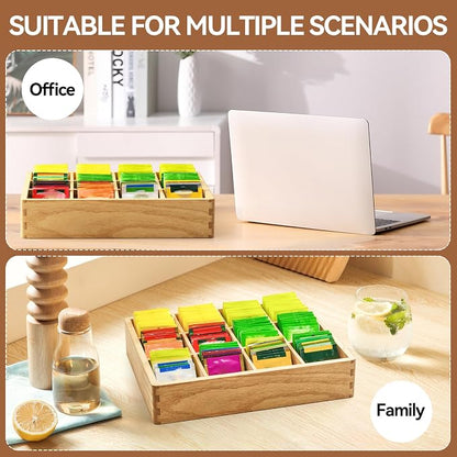KIRIGEN Wooden Tea Bag Organizer - Image 6