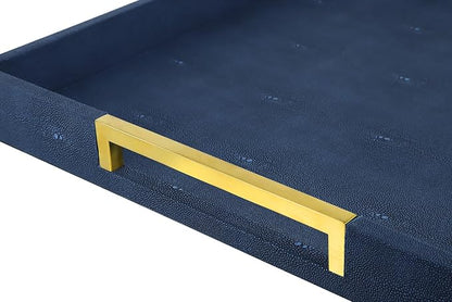 HofferRuffer Faux Leather Serving Tray - Image 7