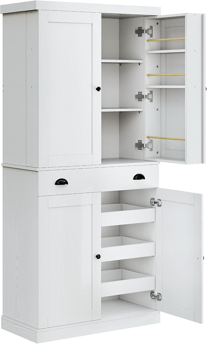 IRONCK 72" Kitchen Pantry Cabinet by IRONCK