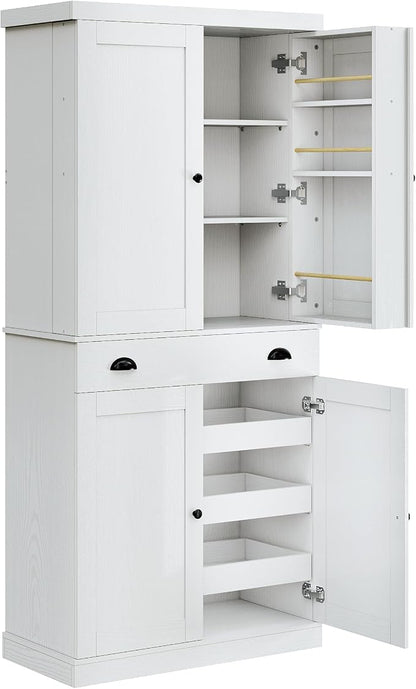 IRONCK 72" Kitchen Pantry Cabinet by IRONCK