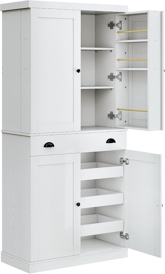 IRONCK 72" Kitchen Pantry Cabinet by IRONCK