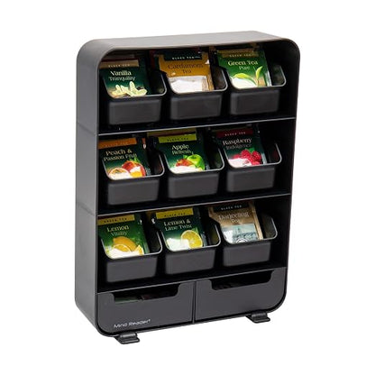 Mind Reader Tea Bag Organizer, Tea Station Organizer, Countertop Storage by MindReader