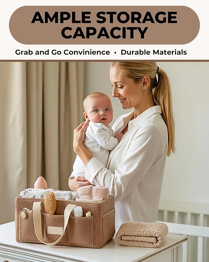 Baby Diaper Caddy Organizer - Image 4