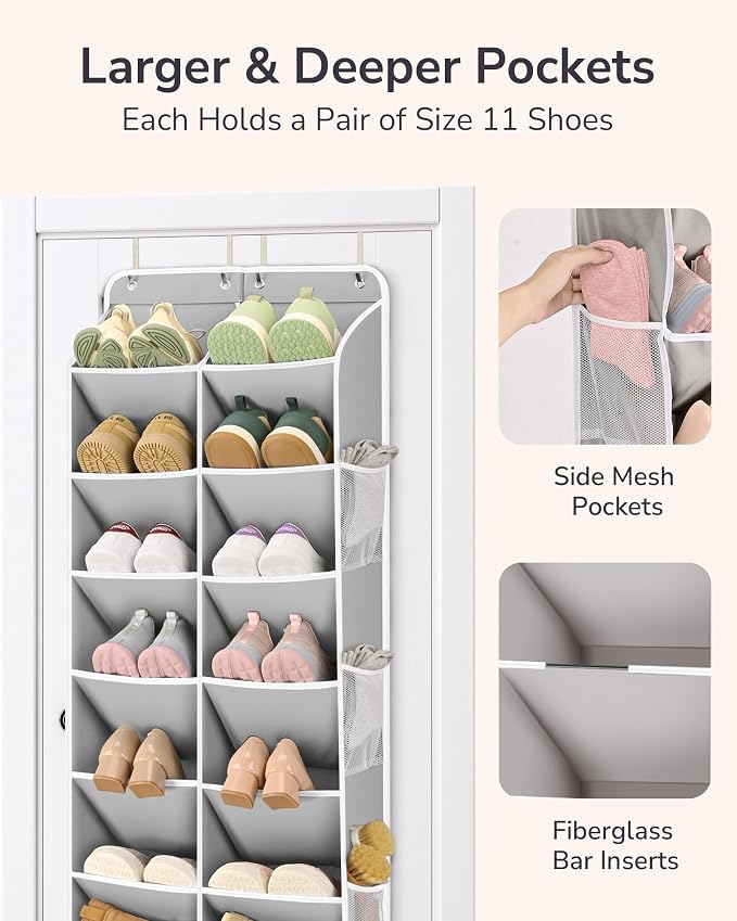ULG Over The Door Shoe Organizer - Image 3