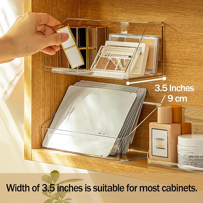 Medicine Cabinet Organizer Shelf, Vanity Trays - Image 4
